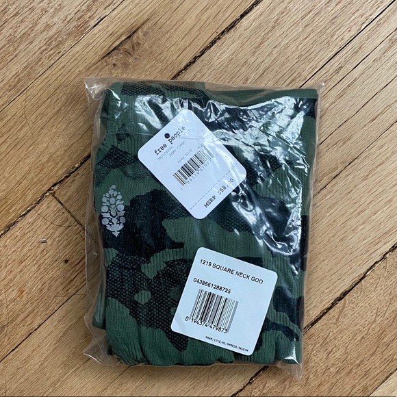 W/tag Free People Square Good Karma Bra - Picture 4 of 7